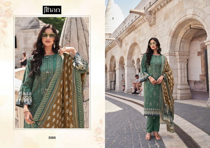 Bin Saeed Vol 13 By Jihan Embroidery Lawn Printed Pakistani Suits Wholesale Price In Surat
